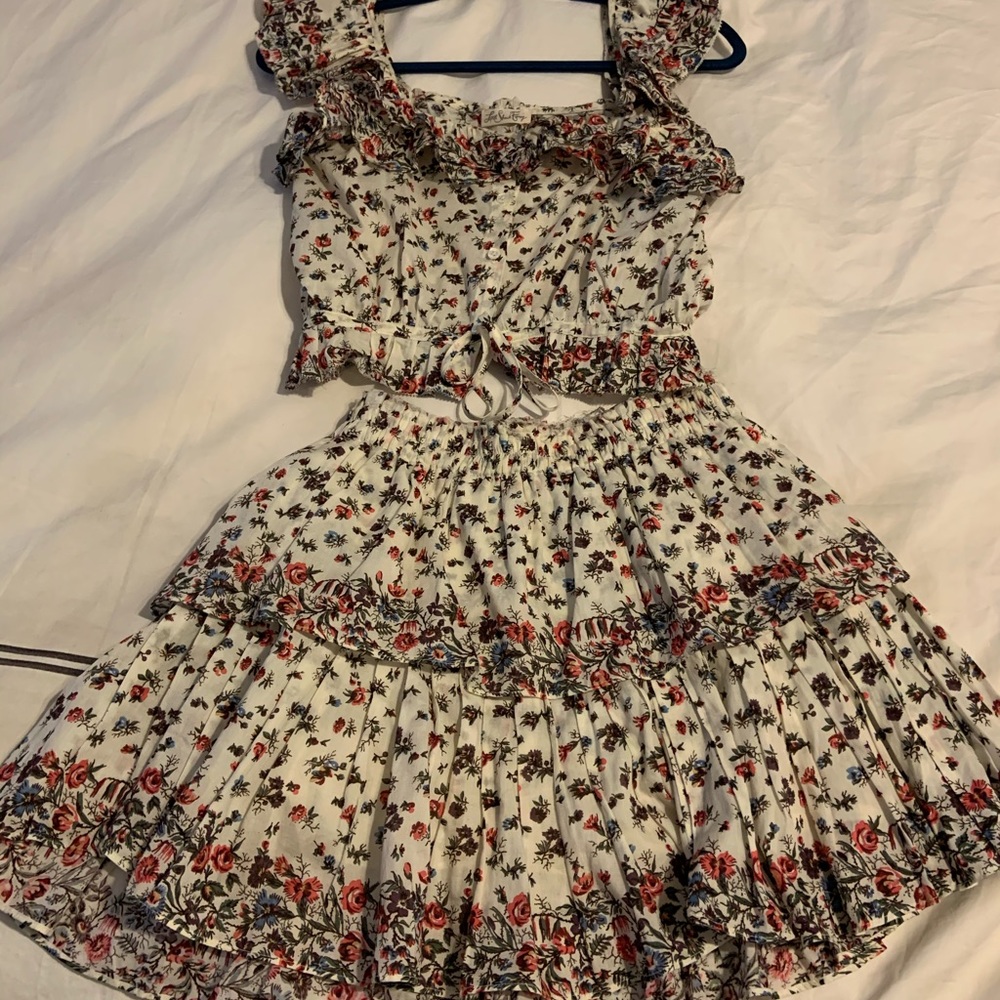 LoveShackFancy 2 price skirt and top .Size S